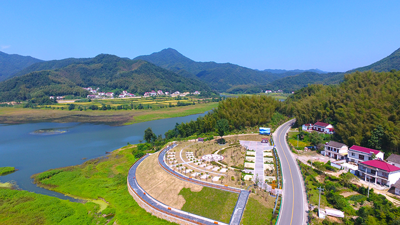 旅游通道露营地。霍山县交通运输局供图