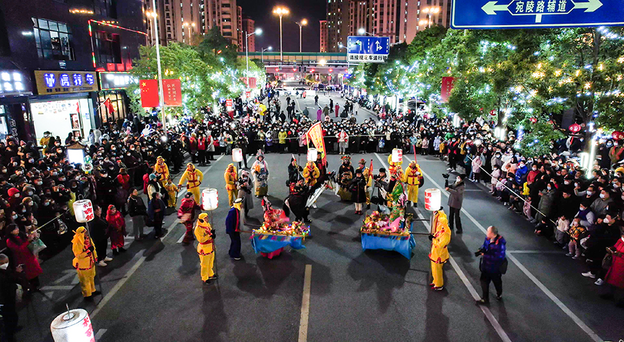 宣州区水阳太平灯。宣州区委宣传部供图