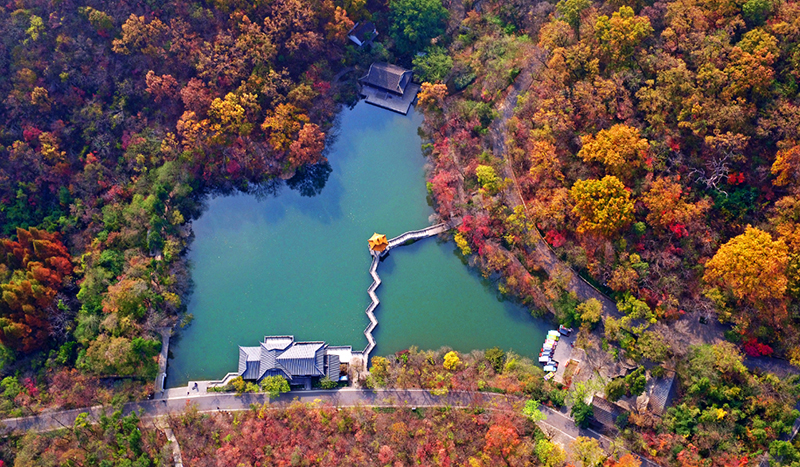 俯瞰琅琊山一景。滁州市委宣传部供图